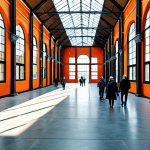 도시재생기업 URC  운영 사례 - Revitalized Industrial Area**

"A vibrant cultural center transformed from an old textile factory in...